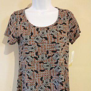LuLaRoe Women's Disney Minnie Mouse Print Classic T Shirt Size XXS